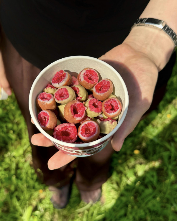 Малина в шоколаде «Микс» 4 вкуса, свежемороженая, 130 гр